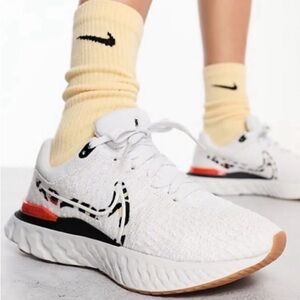 Nike React Infinity Run Flyknit 3 'Leopard' Unisex Size 10 EU 42 Gym Running